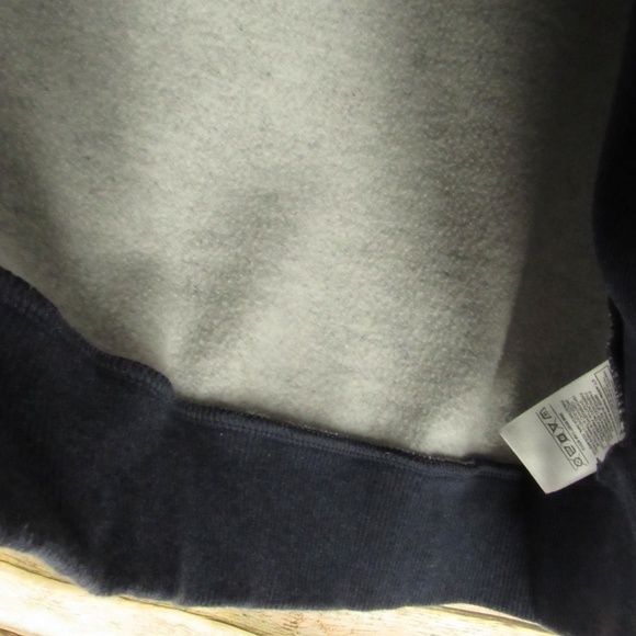 Adidas Heather Blue Front Zip Hoodie Men's L - Picture 9 of 16